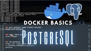 #Docker | Docker Intro & PostgreSQL Image | #postgresql #database #도커