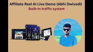 Affiliate Reel AI Live Demo (Abhi Dwivedi) ll, Built-in traffic system