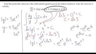 Separable Differential Equations Homework Walkthrough