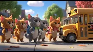 Adorable Kittens Prepare for Their First Day of School!