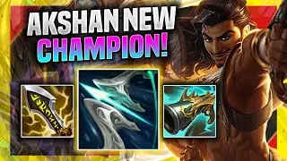 NEW CHAMPION AKSHAN IS SO OP! - Korean Challenger Plays Akshan Mid vs Ezreal! | Season 11