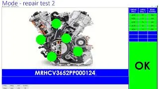 Demonstration of Mode repair test 2  (OPEN PROTOCOL or WIFI OPEN PROTOCOL)