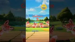 Counting to Four 🦊 | Learn Numbers with Foxes | Funny Frog Songs