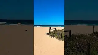 Avoca beach hot sand
