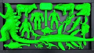 Dinosaurs Jurassic World Dominion:T-Rex, Siren Head, King kong, Giganotosaurus, Godzilla, Skibidi