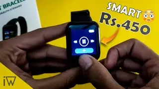 Smartwatch under 500 with Awesome Features 😱 ID116 Smartwatch  | Unboxing & Review