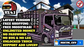 UPDATE!! ES TRUCK SIMULATOR ID MOD APK VERSI 2.4.1 TERBARU 2025 - UNLIMITED MONEY & NO PASSWORD