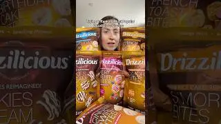 trying and ranking the most popular drizzilicious flavors ✨ #snacks #healthyfood #foodreview #cake