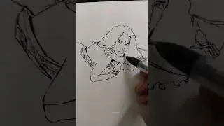Quick sketch with pen          #doodle#ytshorts #sketch #women#explore#beautifulwomen#youtubeshorts