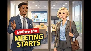 Before the Meeting Starts | Real Business English Conversation
