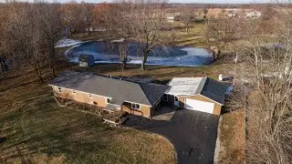 Nice Ranch Home With 4+ Acres And A Pond For Sale In Auburn, IL - Sangamon County, IL