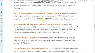Undergraduate, Masters, and PhD Scholarships in Canada 2022 Fully Funded | Globerscholarships