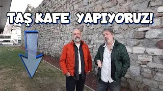TAŞ EV BİTTİ TAŞ KAFE YAPIYORUZ!  Taş Kafeli  &Uuml;stadlarımız İlk Duvarı Dikti Bile!