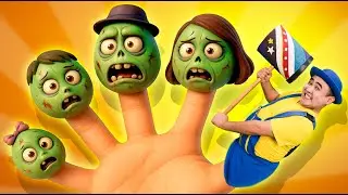 Песня о семье зомби-пальчиков | Детская песня на Хэллоуин | Tigi Boo
