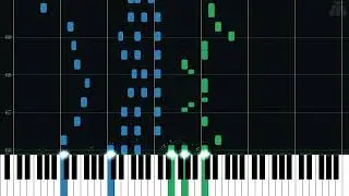 Athletic - Super Mario World - Hard Piano Tutorial