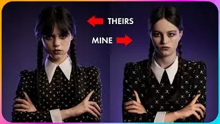 Wednesday Addams Portrait Photography Lighting Tutorial