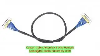 patient monitor leadwire set custom wiring harness UL AWM MIPI CSI DSI I PEX to Hirose PUR jacket br