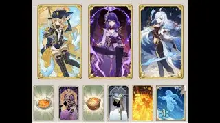 Authoritative , Noble and Explosive , SHENHE + NAVIA BULLET | Genshin TCG
