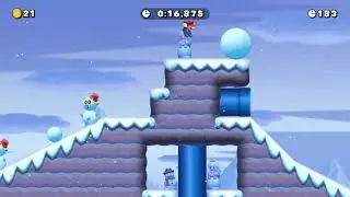 Ninji Speedrun #1 (Rolling Snowballs) in 19.791