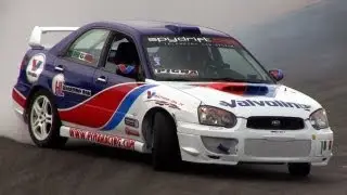 RWD Subaru Impreza WRX STi Drifting