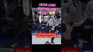 Aliyah Boston Pulls Caitlin Clark Back in Funny Sideline Moment #WNBA