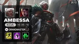 Ambessa vs Darius Top - KR Grandmaster - Patch 25.12 Season 15
