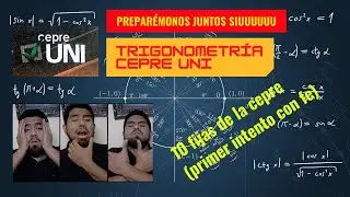 preparémonos juntos: 10 problemas al AZAR de TRIGONOMETRÍA CEPRE UNI (parte I)