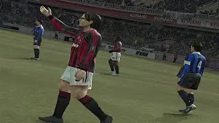 Pro Evolution Soccer 6 | AC Milan vs. Inter Milan | (PS2) Gameplay