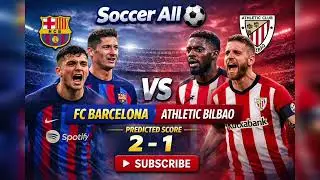 🚨 BIG MATCH ALERT 🚨FC BARCELONA 🆚 ATHLETIC BILBAO ⚔️🔥Goals, intensity & drama expected tonight!🎯 