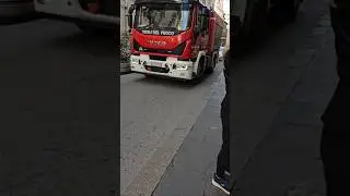 The Sound of Italy - Fire Truck #firefighters #firetruck #firefighter #italy
