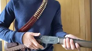 leather ammo belt for my umarex cowboy winchester air rifle.