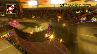 [MKWii TAS] Faster Ultra Shortcut Strat on GCN Waluigi Stadium