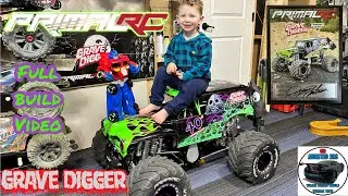 Primal RC Grave Digger Collectors Edition build video OMG it’s Massive!!  #primalrc #rccar