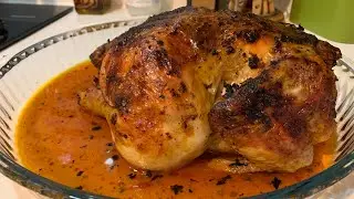 Turkish style Whole Roast Chicken🍗🥘Easy and Delicious Roast Chicken Recipe👩🏻&zwj;🍳Turkish Cuisine