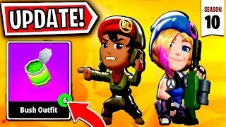 BATTLELANDS ROYALE SEASON 10 UPDATE! All New Skins, Bush Consumable, New Guns (Free Battle-Pass)