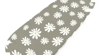 Style Meets Function 🌼 Encasa XO Ironing Cover Review (Daisy Grey)