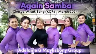 Again Samba - Line Dance - Choreo:Misuk Song (KOR) - March 2024