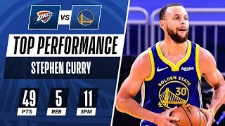 Steph Drops 49 in 3Q&rsquo;s & 11 3s! 🔥