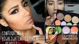 CITY COLOR COSMETICS COLOR CORRECT CONTOUR CREAM PALETTE TUTORIAL +  REVIEW