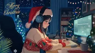 Late Night Christmas Study 🌙 Soft Lofi Mix for Focus, Calm & Holiday Warmth ~ Hip Hop Lofi Chill