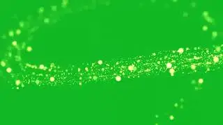 Partículas de Luz se Movendo - Light Particles Moving [Fundo Verde - Chroma Key]