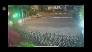 Car accident on the 7Mile Road in Yangon Myanmar 🇲🇲