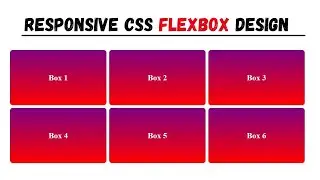 CSS Responsive Flexbox  Box Design || Technical Hassan Ali