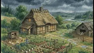 Relaxing Rain Sounds & Calm Family Life | Ghibli Silent Days ASMR