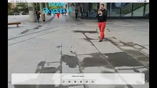 Demo of collaborative block world builder game - View of Player 2