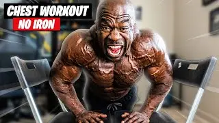 The BEST CHEST Home Workout (NO IRON)