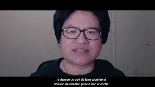 24th January  2017.Day of the Endangered Lawyer. 709 Crackdown. French subtitles