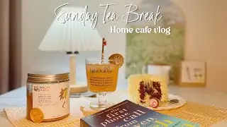 What I do to relax on weekend | Tea Break | Home cafe vlog