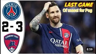 PSG vs Clermont 2-3 All Goals  Extended Highlights   2023 HD720P Full HD..