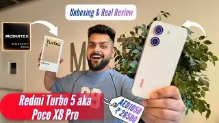 Redmi Turbo 5 aka Poco X8 Pro Unboxing & Review - Dimensity 8500, 7560mAh Battery, IP69k & More!